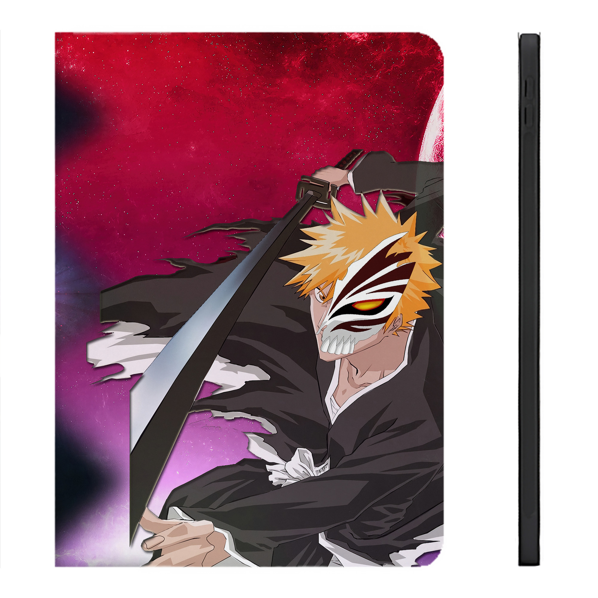（画像用） ブリーチ BLEACH IPadケース ペンホルダー付き ブックスタイルデザイン